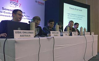 Seventh session of the Conference of the Parties to the WHO FCTC held in New Delhi, India
