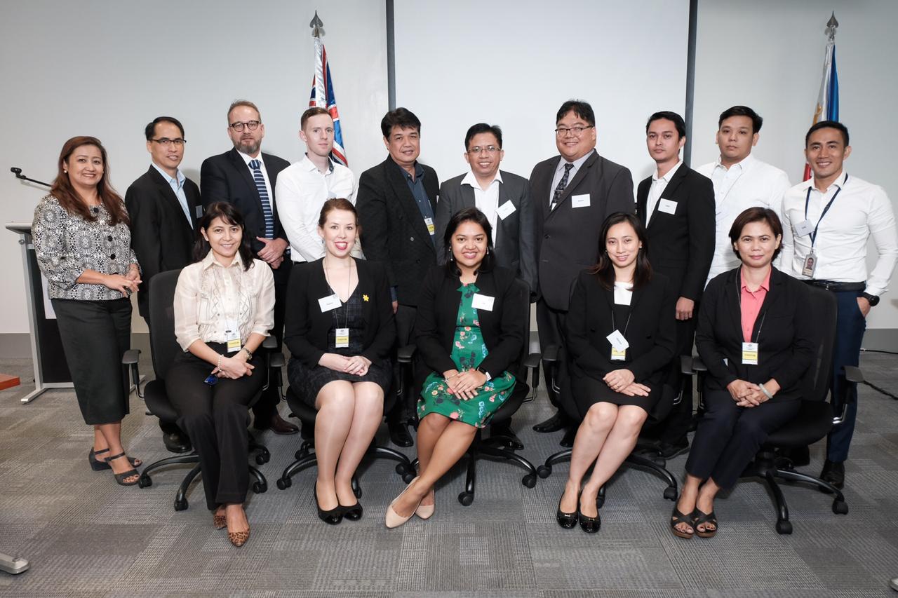 Alumni gather at the Australian Embassy in the Philippines McCabe Centre for Law and