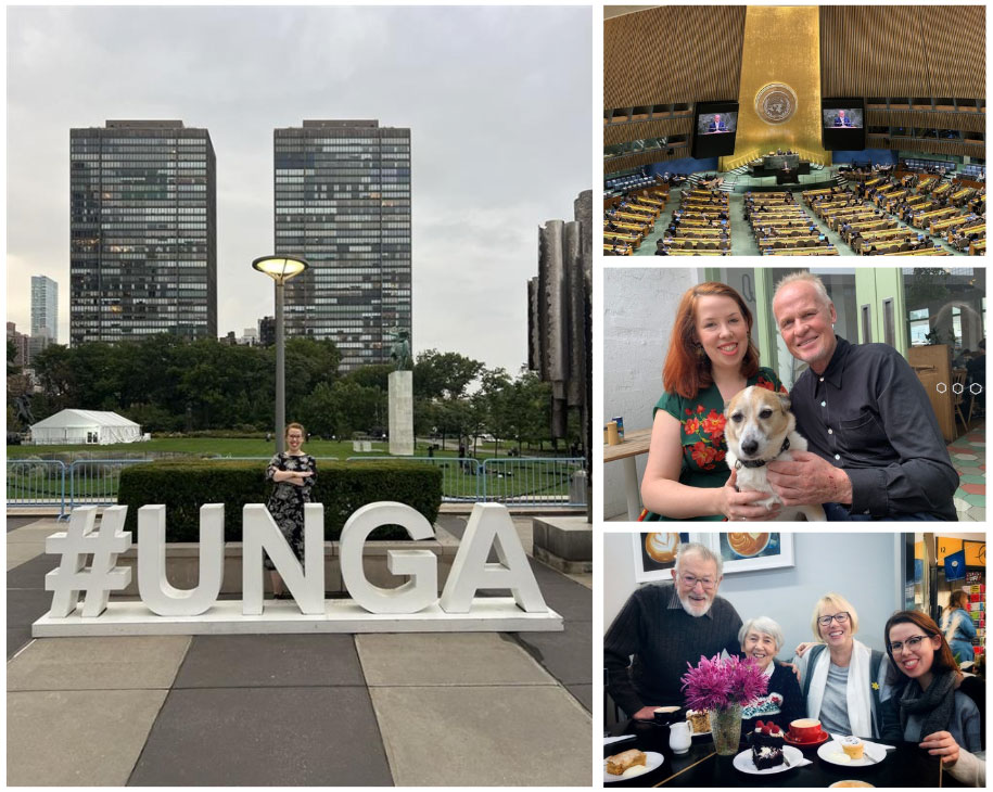 Hayley at UN